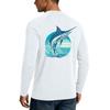 Men's UPF50+ Sun Protection Long Sleeve Shirt Stretch Outdoor Fishing Sports Top Lightweight Breathable Quick Dry Fabric