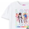 Barbie Womens Short Sleeved T-Shirt White Barbie Dolls