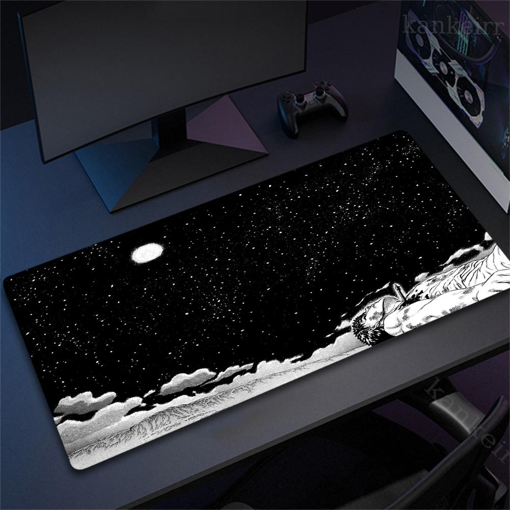 Anime Guts Sword In Berserk Mousepad Desk Mat Gaming Accessories Prime Gaming XXL Keyboard Pad Stitched Pad Desk Pads 50x100cm
