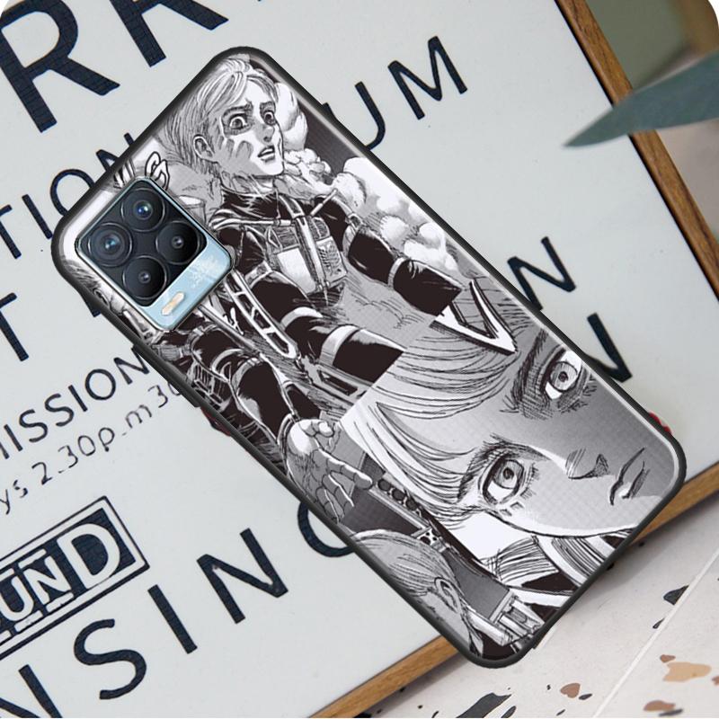 

Чехол для телефона Armin Arlert Attack on Titan для OnePlus 9 Pro 8T 9R Nord 2 для Realme 6 7 8 Pro 8i GT Master GT Neo 2 C21 OnePlus 9RT