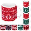 10 Stück Tassenwärmer Weihnachten Kaffeetasse Becherwärmer Gestrickt Häkeln Ärmel Wiederverwendbar Gestrickt Häkeln Tassenärmel Mit Knöpfen Gestrickt