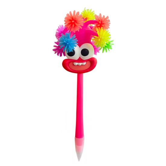 Cute Cartoon Pens Kids Big Mouth Figure Ballpoint Pen Assorted Colors Rollerball Pen Fun Gift for Boys Girls Birthdays And Festive Parties