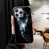 Beautiful Purple Butterfly Soft Phone Case for iPhone 15 16 17 Pro Max 17Air 16E 14 Plus 13 12 Mini Shockproof Cover Back Shell