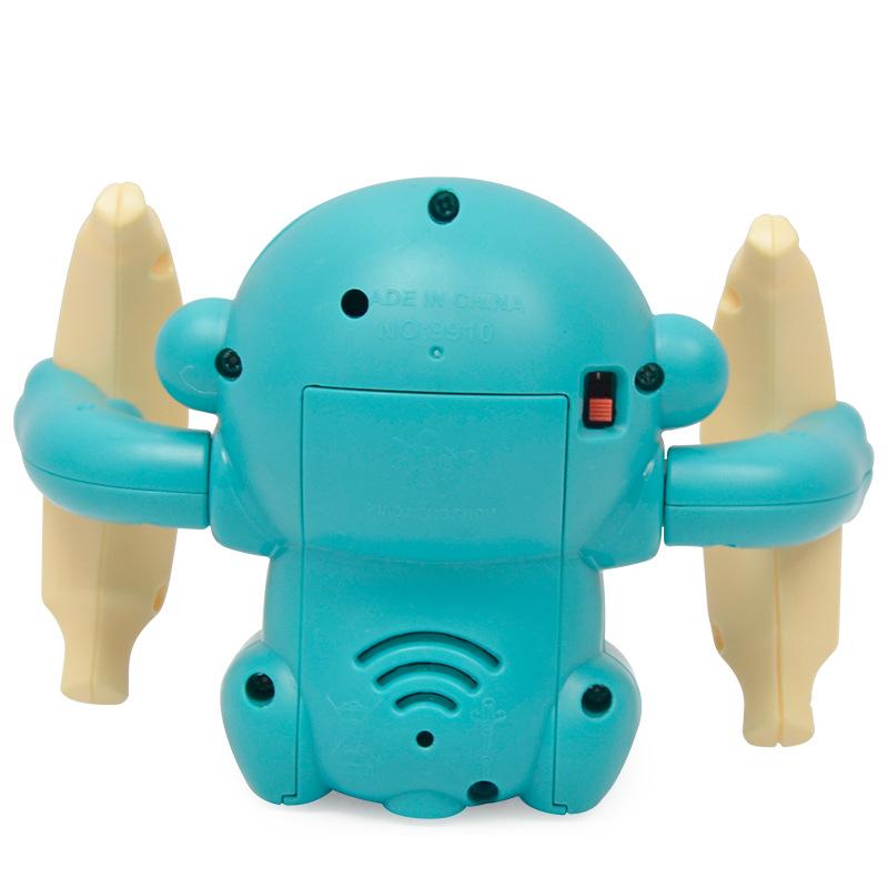 [Good Things Moe Push] Factory, Electric Tipping Monkey, Voice-Activated Induction Cartoon Rolling Banana Monkey