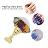 Nail Holder False Nail Tip Practice Stand Crystal Base Holder Nail Art Display Manicure #1