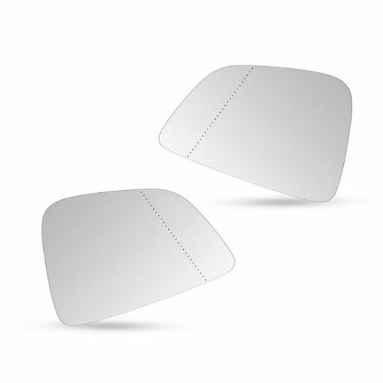 Left Right Front Heated Mirror Glass For Volvo XC60 2010-2017 W/ Backing Plate