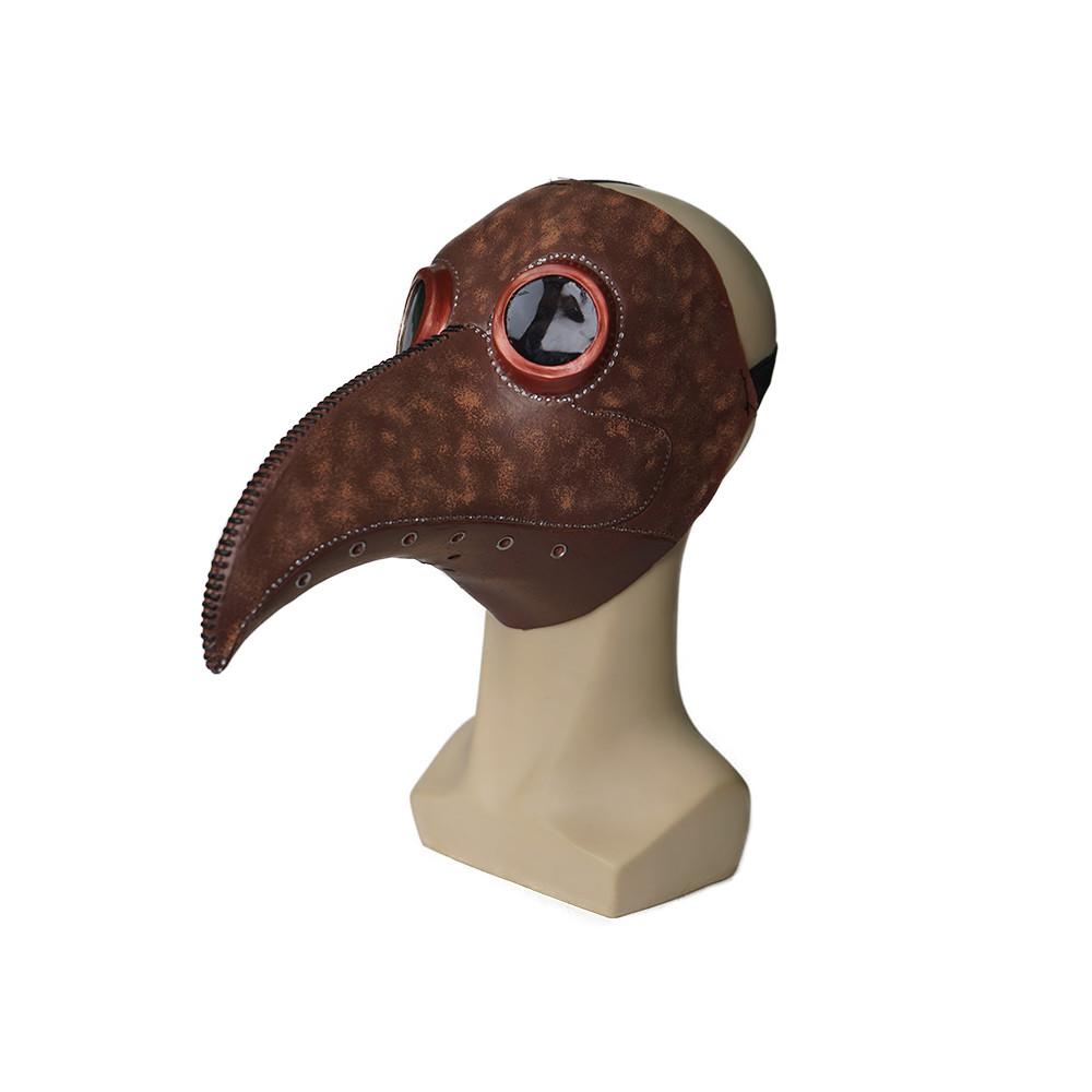 Plague Doctor Party Masks Halloween Medieval Long Nose Beak Mask Steampunk Props Headgear