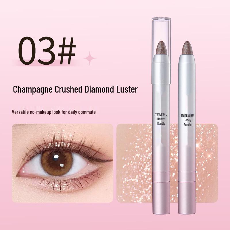 

Honey Beam Eye Brightening Stick: Pearlescent Matte Shimmer, Water & Sweat-Proof, Smudge-Proof, Ideal for Students