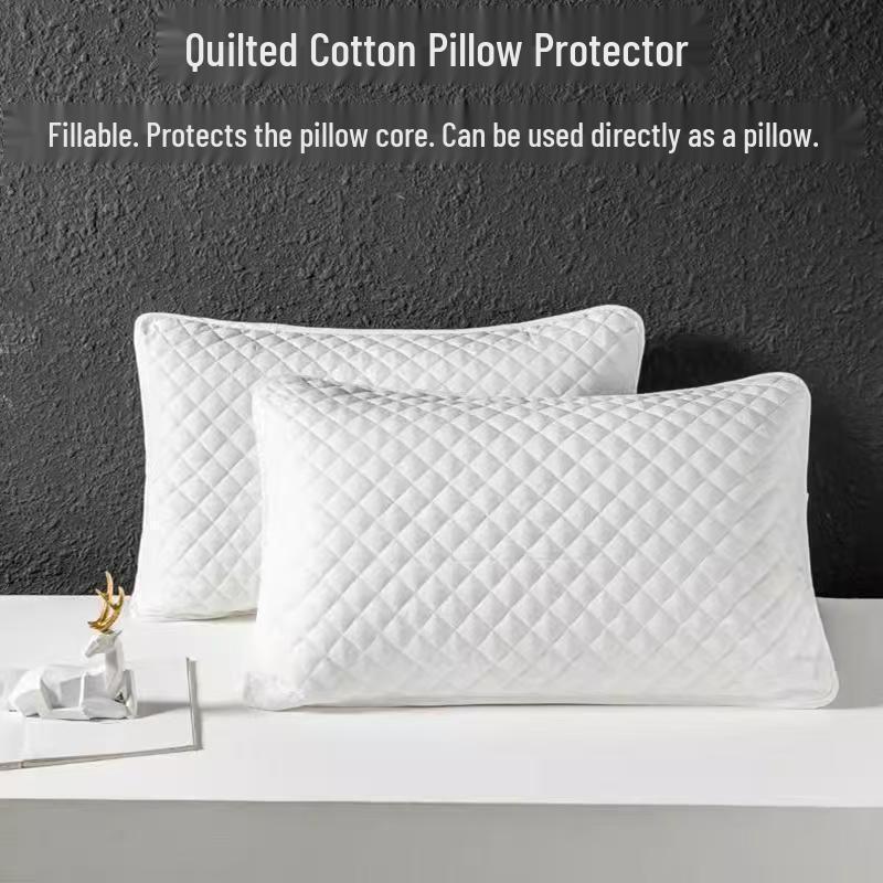 Mite-Resistant, Dirt-Proof, Anti-Drool Pillowcase Set - Protects Pillow from Sweat and Oil, Includes Inner Liner, Set of Two.