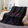 Dark Ghastly  Print Flannel Blanket, High quality Comfortable for All Seasons, Home Decor, Warmth and Comfort