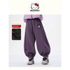 Children's Autumn and Winter Fleece-Lined Thickened Casual Pants 2025 New Kuromi Collaboration Warm Winter Pants