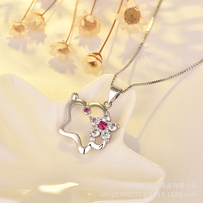 Lindon kvinner Halskjede anheng kobberlegering Zircon Fashion Gift