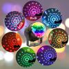 Music Sync LED Stage Disco Light With Remote Control Christmas Atmosphere Rotating Ball Lamp for Party Home KTV DJ Bar Xmas