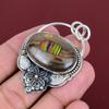 Ethopian opal in boulder opal pendant flower pendant awesome gemstone jewelry 925 sterling silver pendant handmade jewelry anniversary gifts