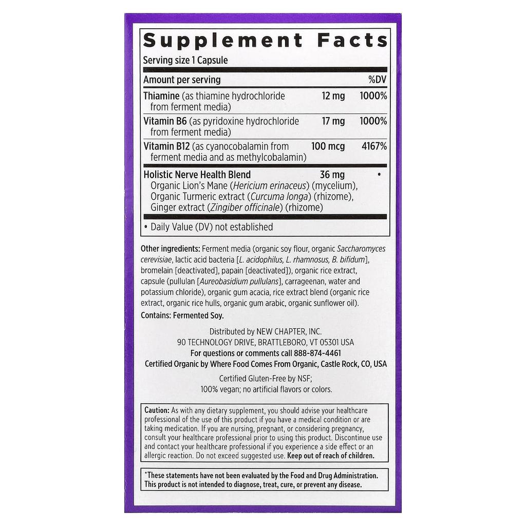 Overall Nervous System Health, 30 Capsules