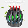 Adjustable Integrated Cycling Safety Helmet with Taillight and Cross-border Certification
