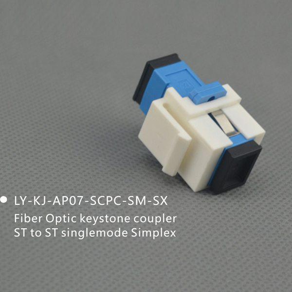 

50-Pack White Plastic SC Fiber Optic Flange Module LC Direct-Plug Coupler Other