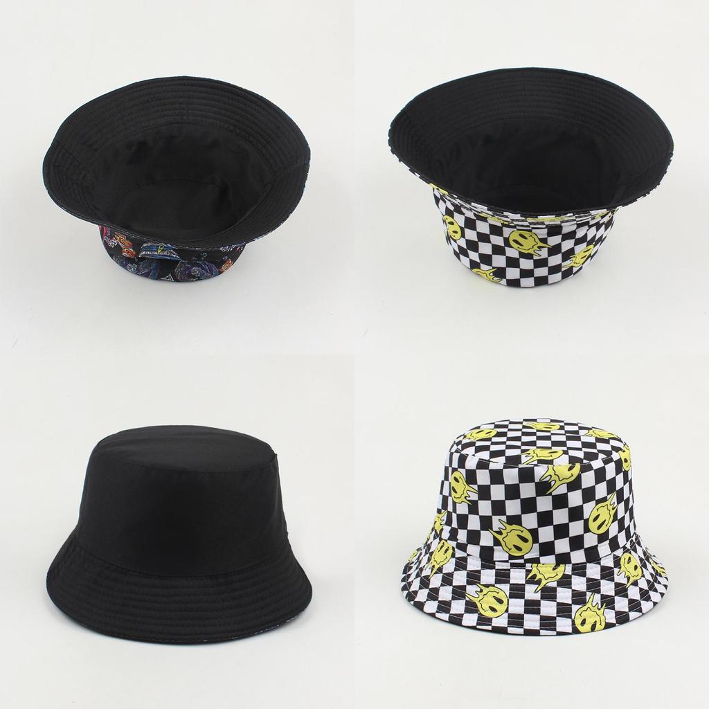 Versatile Hat Style Double Sided Wearing Womens Sunshade Fisherman Hatscaps