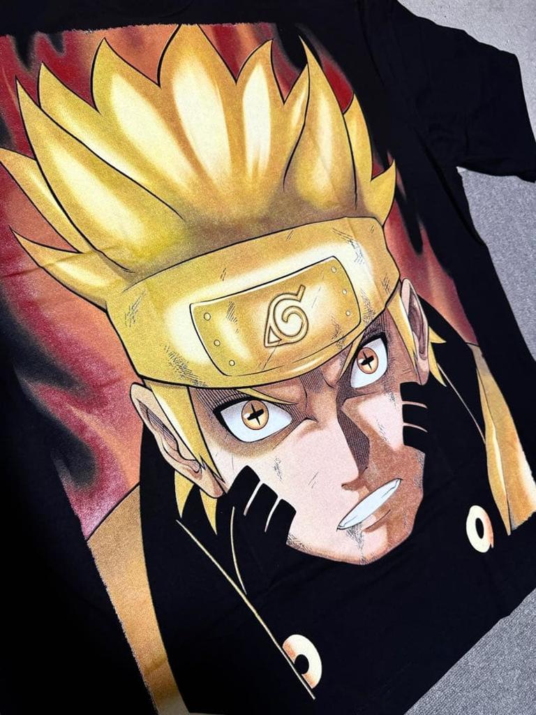 [USED] Last One Left: Naruto Shippuden Rokudou Sennin Mode Anime T-shirt, Size XL