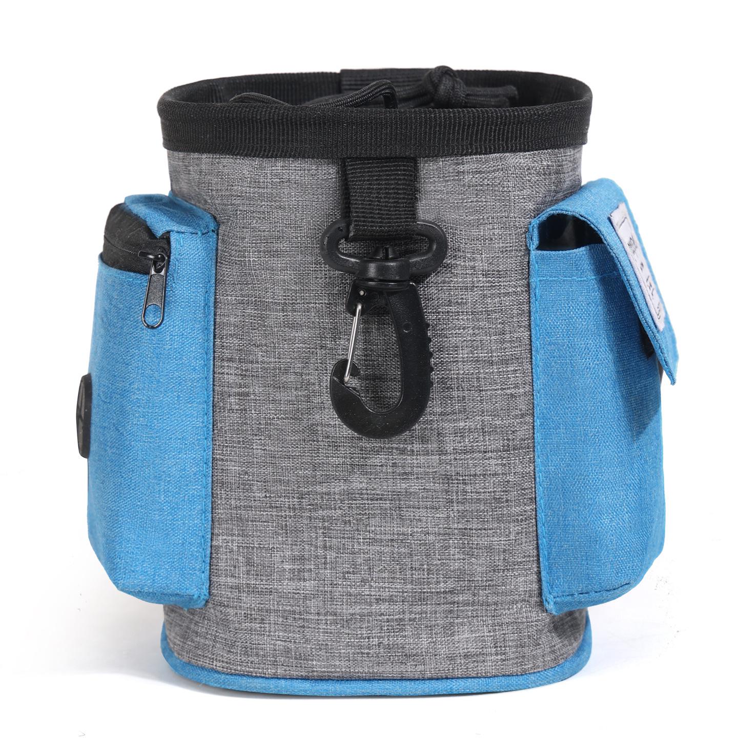 Portable Outdoor Dog Treat and Training Waist Bag серый