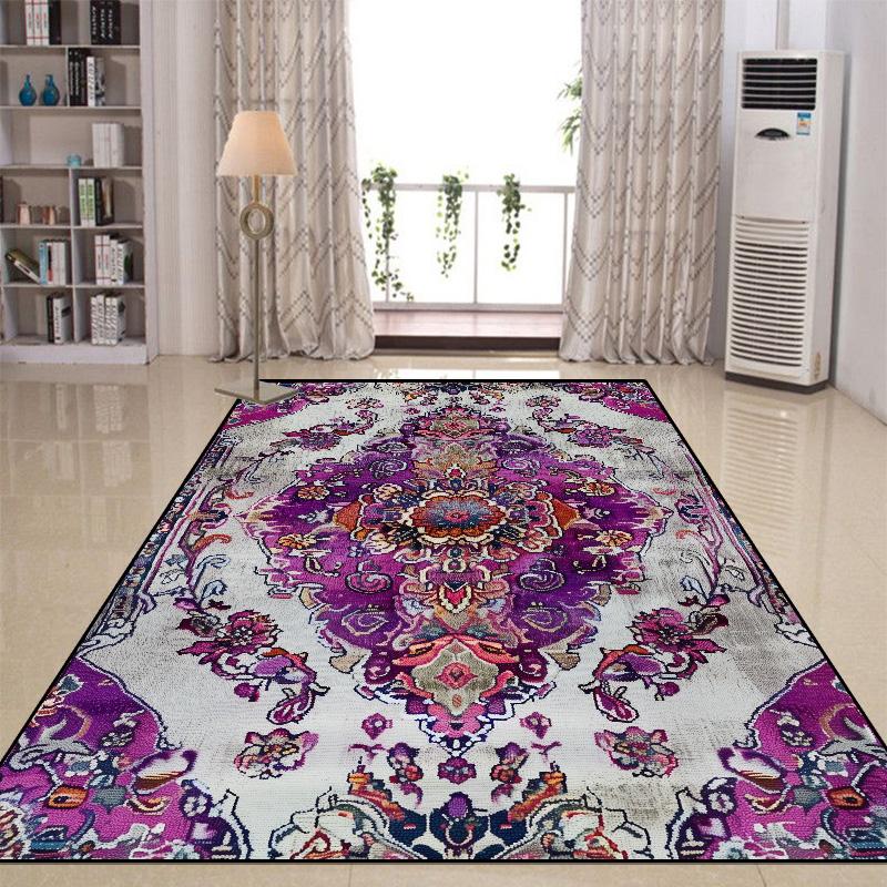 Persian Style Large Carpet for Living Room Decoration Luxury Washable Coffee Table Floor Mat Bedroom Non-slip Rugs 200x300cm