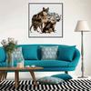 New Arrival 5D DIY Full Circle Diamond Painting "Wolf" Embroidery Cross Stitch Home Decor Gift