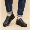 Winter Men's Boots, Casual and Warm, Anti Slip and Waterproof Thick Cotton Shoes for Middle-aged and Elderly People