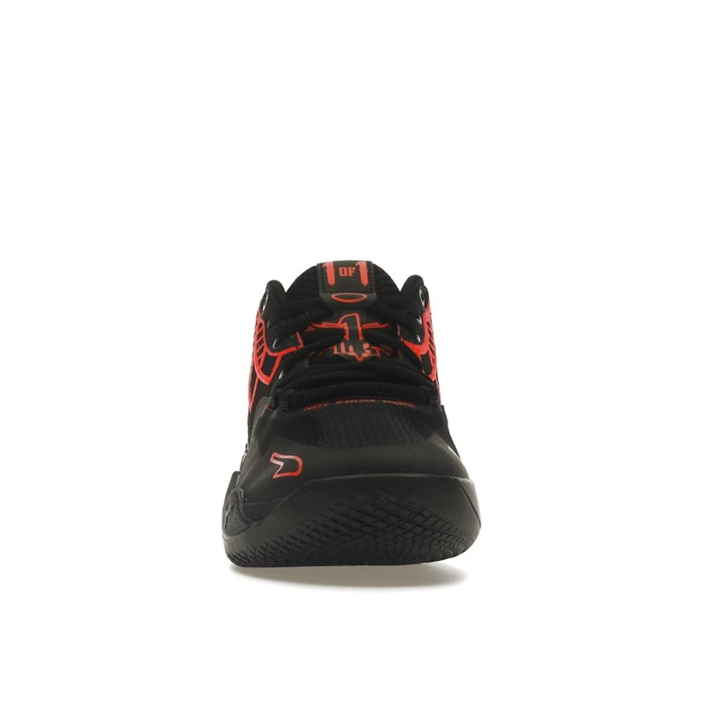 Puma MB.01 Jr Black Blast Kids Sneakers Red-Blast 376886-08