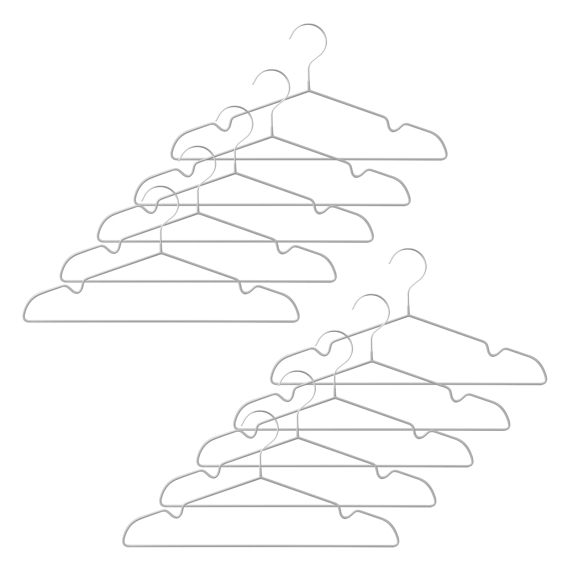 

MUJI 41см Набор из 83857868 Нескользящих вешалок, Прибл.. Широкий, 10,