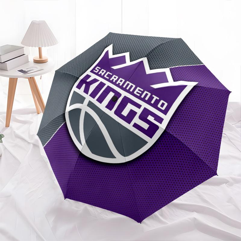 Sacramento Kingspattern, automatic folding umbrella, portable and foldable design, 8 ribs, a Christmas or birthday gift.