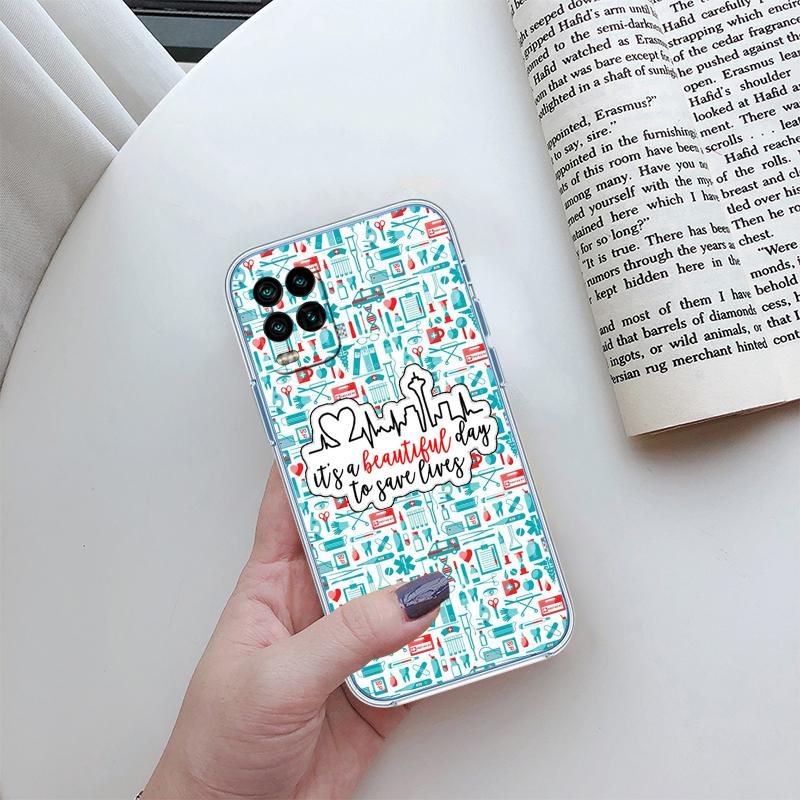 Grey's Anatomy Transparent Phone Case for Motorola Moto G7 G8 G9 G84 G85 G73 G24 G15 Z2 Play Power Plus
