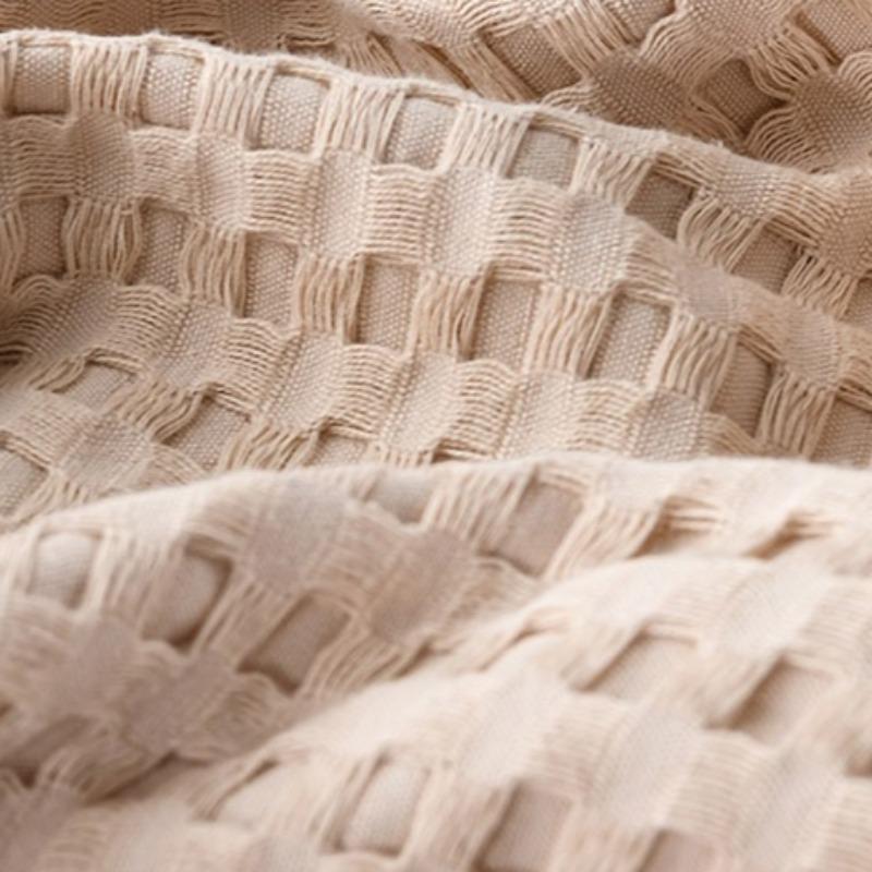 100% Cotton Muslin Blanket Lightweight Breathable Summer Coverlet for Nap Time and Air Conditioning Soft Towel Blanket