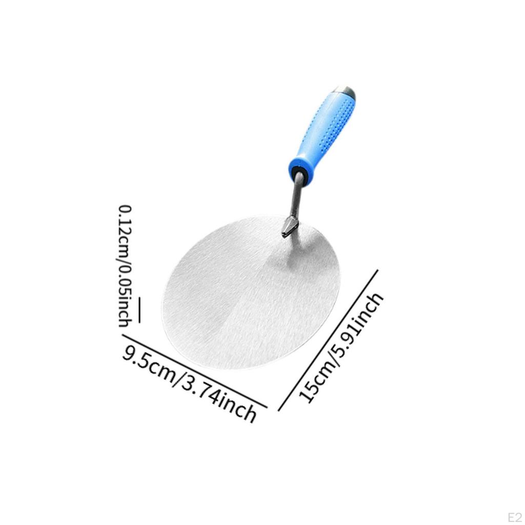 Kielnia murarska ręczna do tynkowania, dekoracji wnętrz, gładka, wielofunkcyjna, do