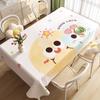 ZISIZ Dopamine Waterproof PVC Tablecloth