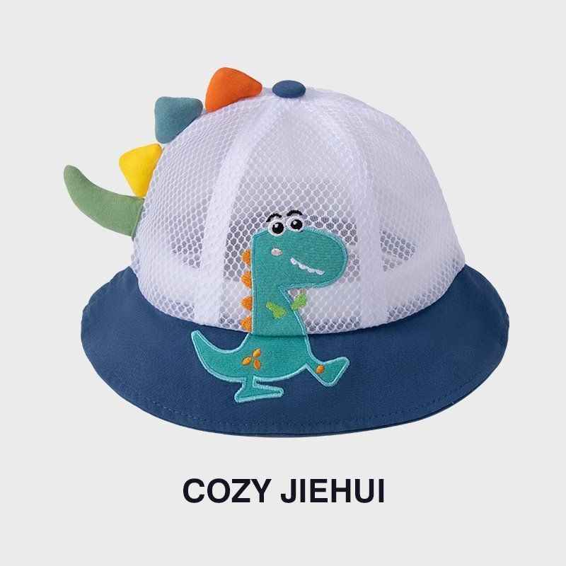 Summer Kids Fisherman Hat With Breathable Mesh For Boys And Girls Sun Protection