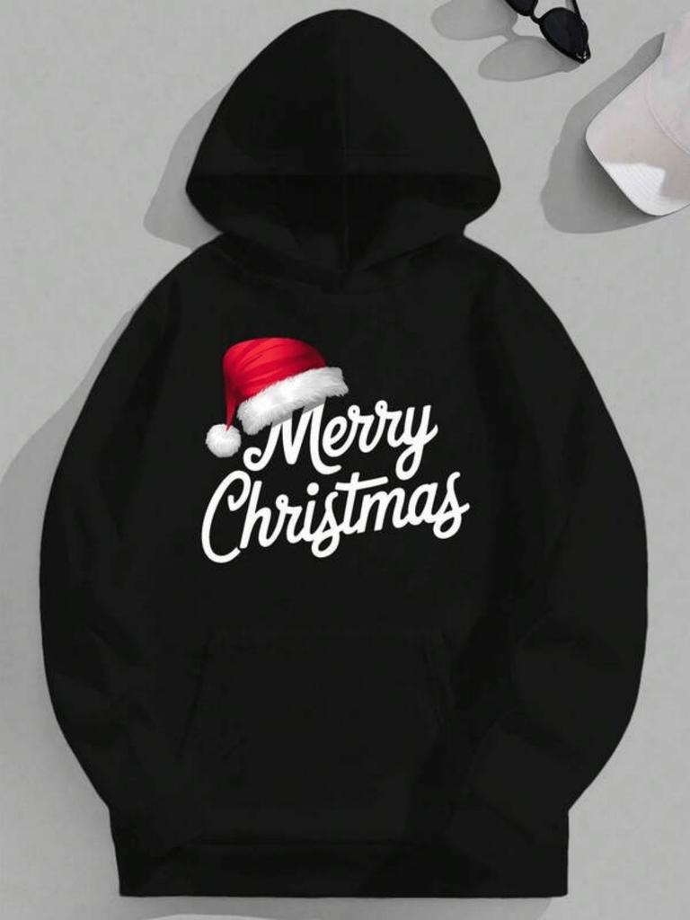 Men'S Casual Christmas Hooded Sweatshirt, Made of Soft Material with a Tailored Design, Suitable for Daily Wear, Outdoor Activities, Travel, And Casua