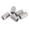 5PCS Metric Hex Coupling Nut M12 X 1.75 19 L35mm Stainless Steel Long Rod Coupling Hex Nut for Hanging