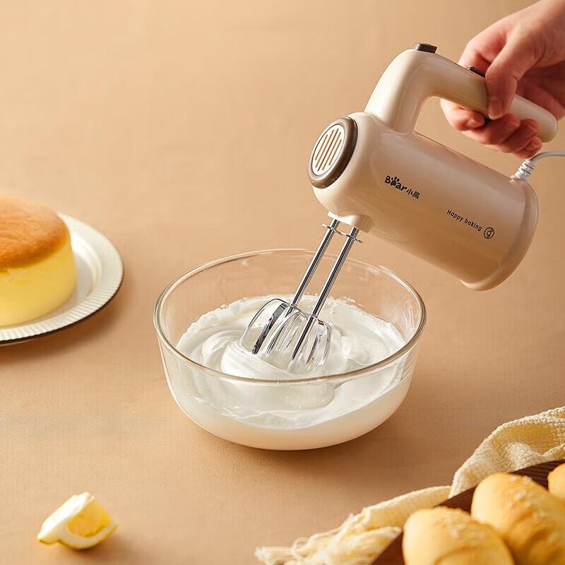 BEAR Electric Hand Mixer with Storage Base CN Plug (adapter Included)