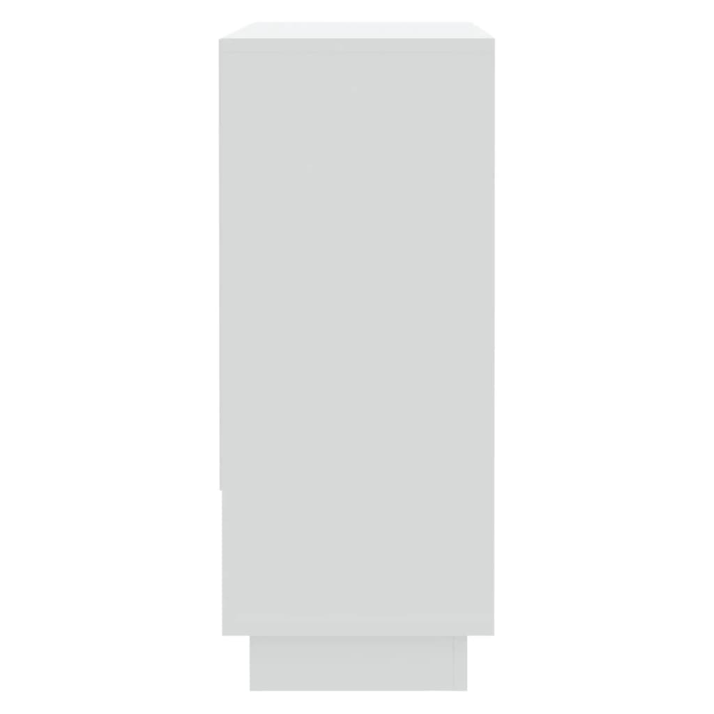 Sideboard White 97 X 31 X 75 Cm Engineered Wood