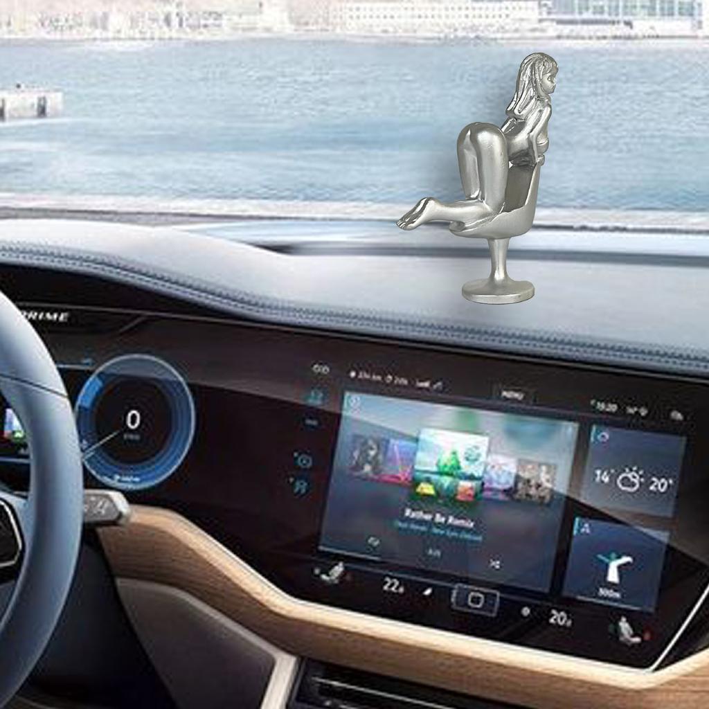 Sexy Bunny Girl Statue Desktop Miniature Home Car Bar Ornament