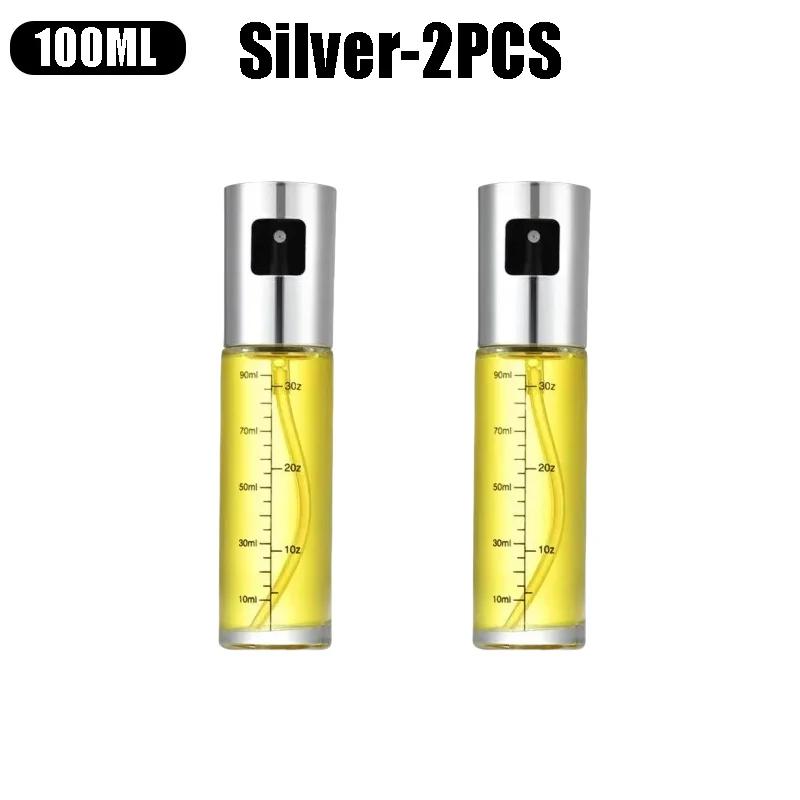 100ml skleněná mísa BBQ olivový olej sprejový difuzér do kuchyňského dávkovače láhev stříkací nádoba ocet sójová omáčka vstřikovací nádoba na palivo