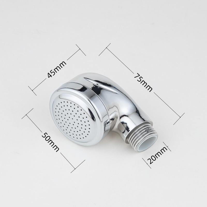 Handheld Mini Shower Head Hair Washing Salon Baby Bath Soft Flow ABS Round Modern Faucet Attachment