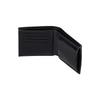 Gucci Interlocking Presbyopia Logo Bifold Card Clip Wallet Canvas with Leather Trim Coin Purse Regular Men's Black