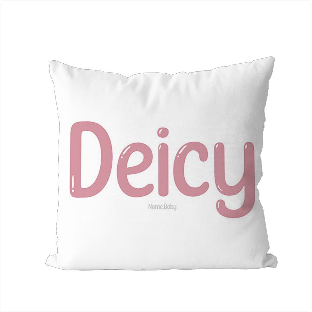 DDeicy Pillow Case For Car Sofa Decorative Home Doublesided Print Plush Square Throw Pillow Cushion Cover