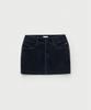 MONGDOL Velvet Denim Mini Skirt Deep Blue Mdsk027Dblue