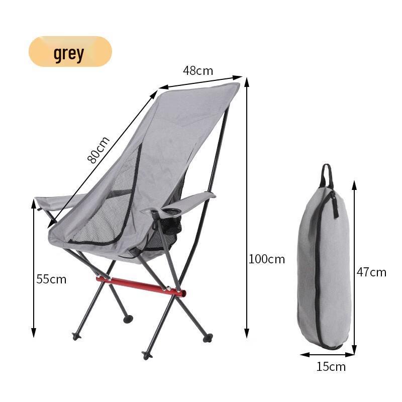 ZISIZ Outdoor Portable Folding Moon Chair