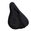 Bike Saddle Cover PU Silicone Foam Filling Anti Slip Cycling Seat Cushion Cover for Mountain Road Bikes Black