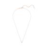 (W) Swarovski Stilla Pendant Square Cut White Rose Gold Tone Plated