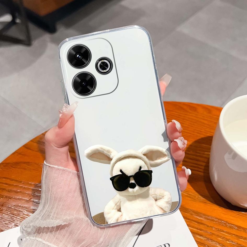 Populární pouzdro s graffiti motýlem pro Xiaomi Redmi 13 13C 14C A3 Note 13 Pro K70E K60 Ultra Nový kryt Měkký silikonový Ochrana proti pádu Průhledné pouzdra na telefon pro Redmi
