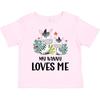 Inktastic Zebra My Nanny Loves Me Toddler T-Shirt Grandchild Grandma Grandson